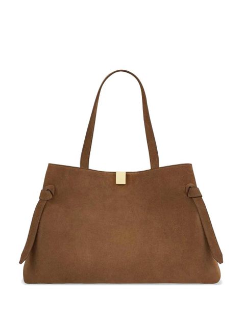 Yuzefi Gyoza suede tote bag - Brown - zdjęcie produktu nr 1