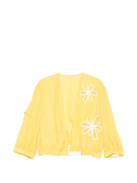 FENDI organza bomber jacket - Yellow - zdjęcie produktu nr 1