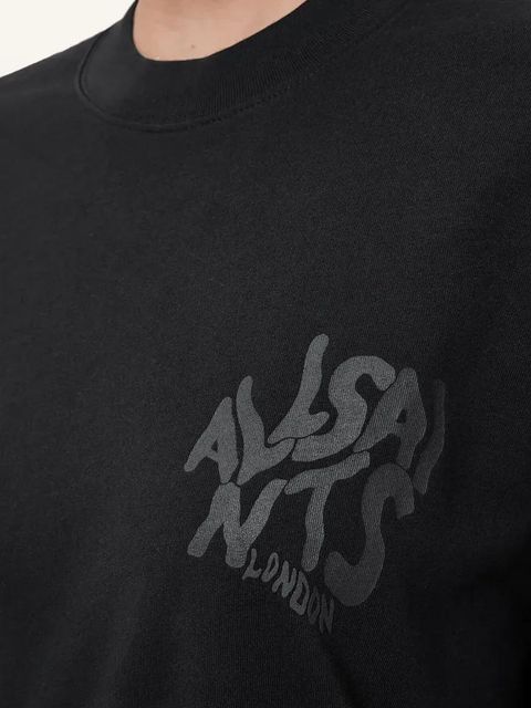 AllSaints t-shirt bawełniany ORLANDO ETTA damskie kolor czarny W267JB