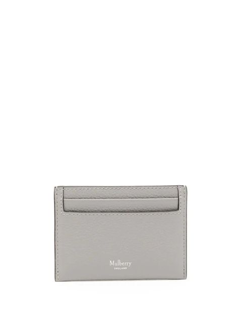 Mulberry Continental embossed-logo leather carholder - Grey - zdjęcie produktu nr 1