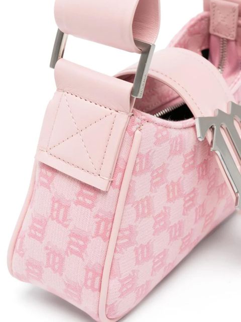 MISBHV monogram-jacquard mini shoulder bag - Pink