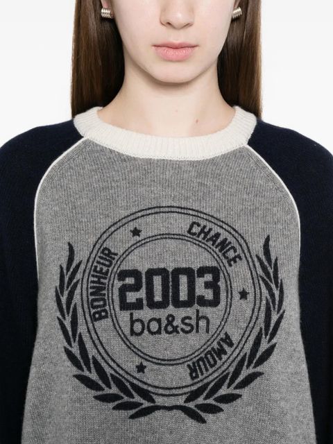 Ba&Sh Collette long-sleeve sweater - Grey