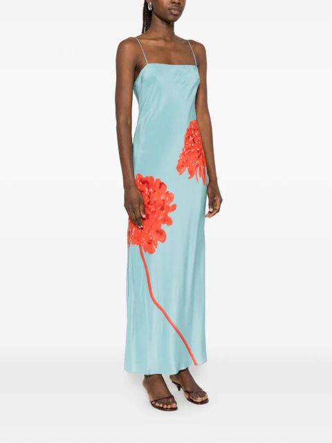 SIR. Amelie floral-print maxi dress - Blue