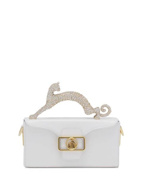 Lanvin Pencil Cat mini bag - White - zdjęcie produktu nr 1