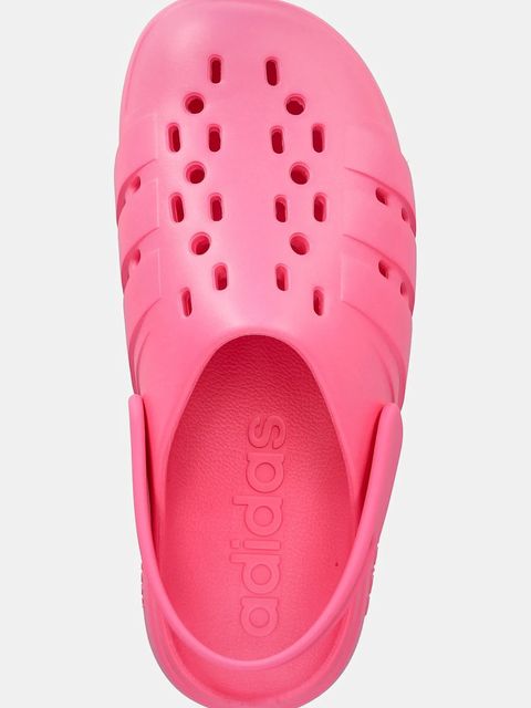 adidas klapki Adilette Clog 2.0 damskie kolor różowy JR1260