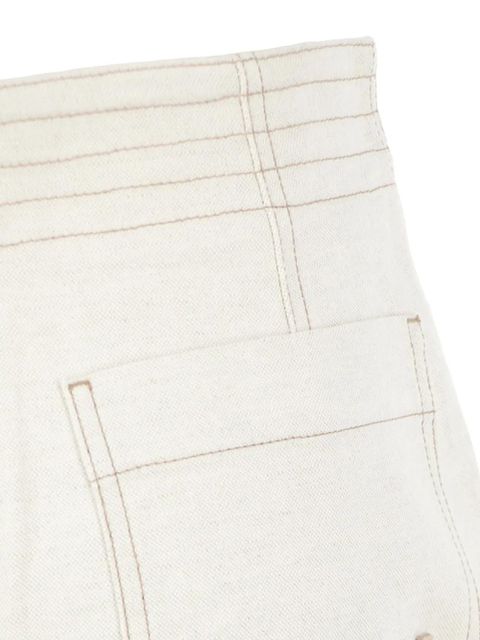 Moncler Grenoble button-fastening trousers - Neutrals
