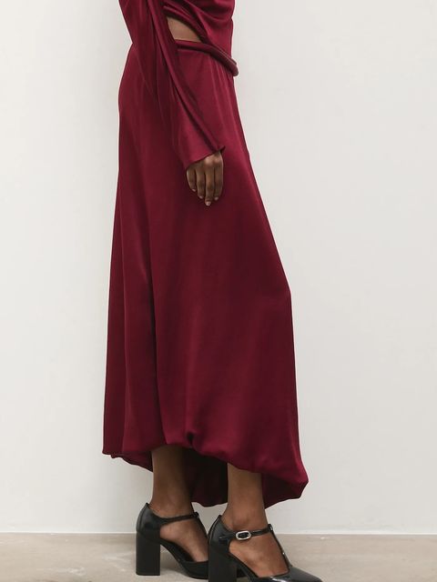 Answear.LAB czółenka skórzane kolor czarny na słupku - zdjęcie produktu nr 1