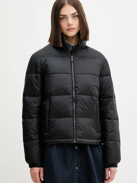 Tommy Jeans kurtka kolor czarny zimowa DW0DW21619