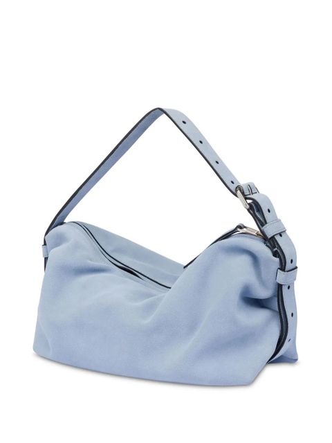 Moschino Tie Me suede shoulder bag - Blue - zdjęcie produktu nr 2