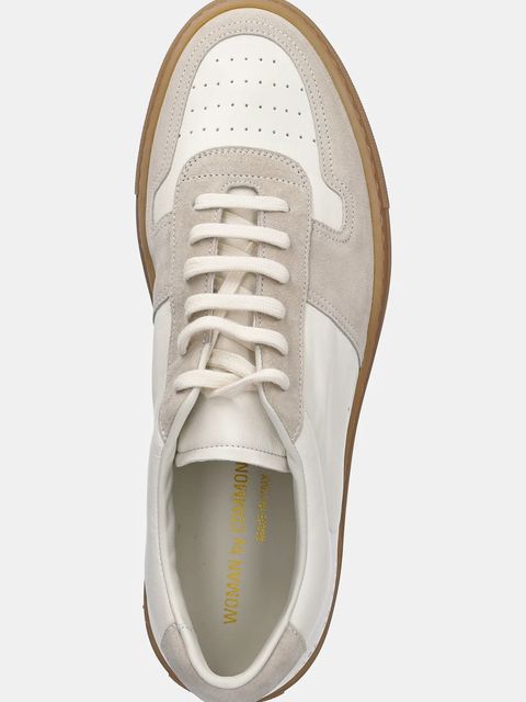 Common Projects sneakersy skórzane Bball Duo Slim damskie kolor beżowy 6194