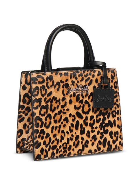 MC2 Saint Barth mini leopard-print tote bag - Neutrals