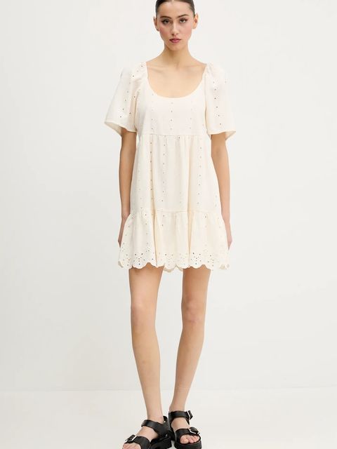 Rip Curl sukienka z domieszką lnu SAN CARLOS - zdjęcie produktu nr 1