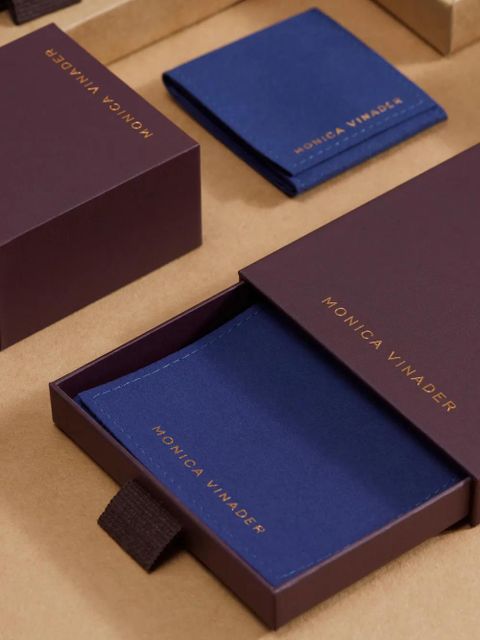 Monica Vinader Rio Neutral Gemstone beaded bracelet - Gold