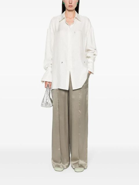LOEWE x Suna Fujita pinstripe shirt - White