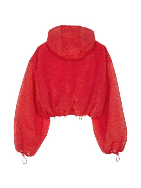 Cecilie Bahnsen Aisha hooded jacket - Red - zdjęcie produktu nr 2