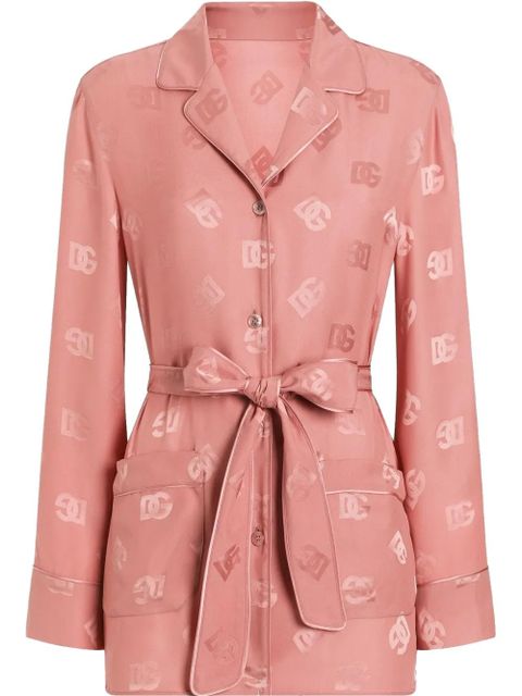 Dolce & Gabbana DNA silk jacquard shirt - Pink - zdjęcie produktu nr 1