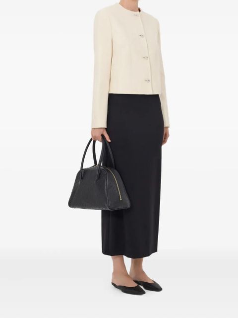 LouLou de Saison Raho button leather jacket - White - zdjęcie produktu nr 2