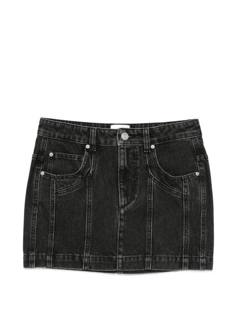 MARANT ÉTOILE five-pockets denim mini skirt - Black - zdjęcie produktu nr 1