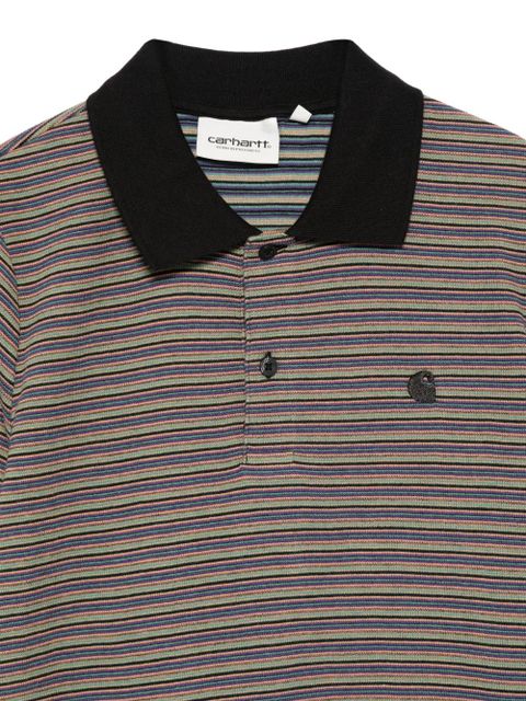 Carhartt WIP Dion striped polo shirt - Purple