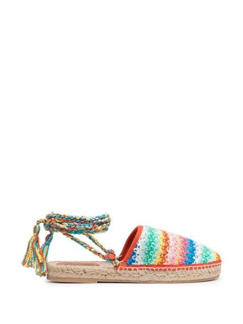 Alanui Over The Rainbow espadrilles - Green
