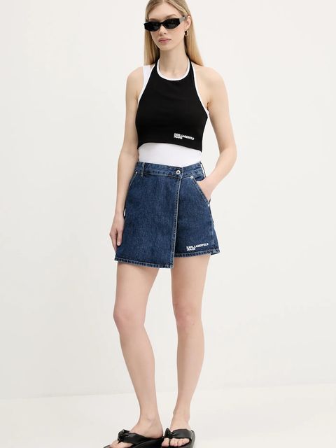 Karl Lagerfeld Jeans top kolor czarny A3W17046