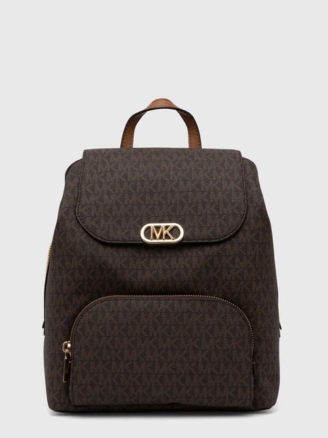 MICHAEL Michael Kors plecak damski kolor brązowy mały wzorzysty 30F3G8KB2B - zdjęcie produktu nr 1