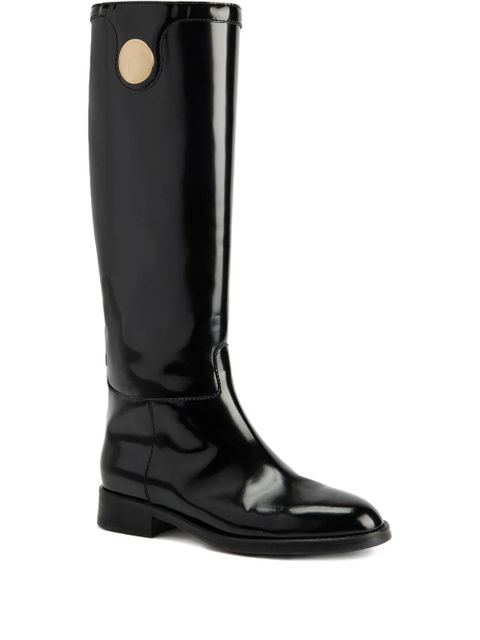 Giuseppe Zanotti leather knee-high boots - Black - zdjęcie produktu nr 1