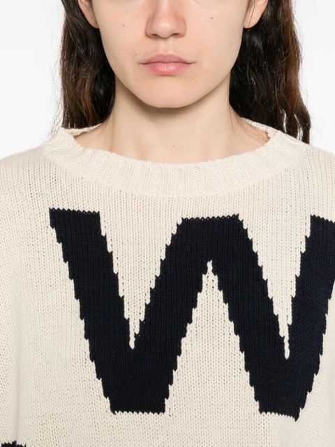 Weekend Max Mara long-sleeve crew-neck sweater - Neutrals