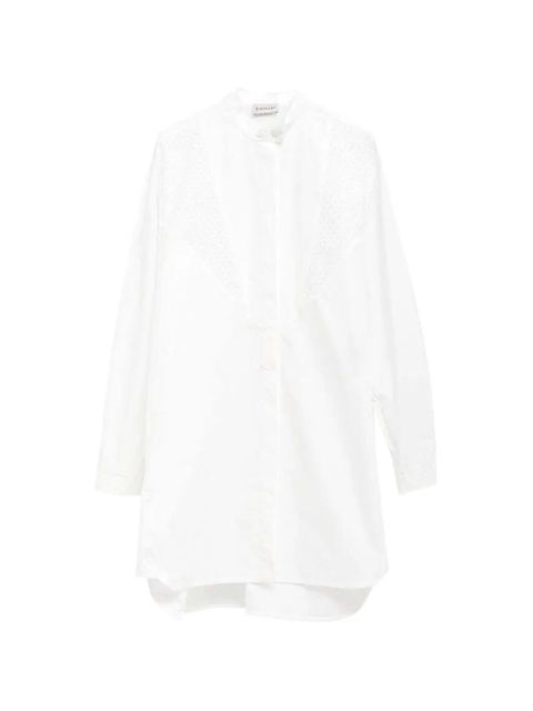 Moncler panelled broderie-anglaise shirt - White - zdjęcie produktu nr 1