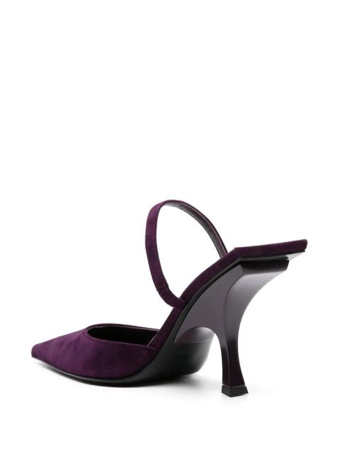 The Attico Ester 95mm slingback mules - Purple