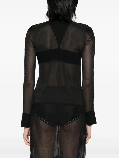 Jean Paul Gaultier The Logo Knit top - Black