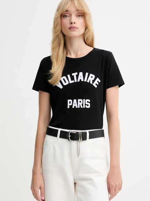 ZADIG&VOLTAIRE t-shirt bawełniany - zdjęcie produktu nr 1