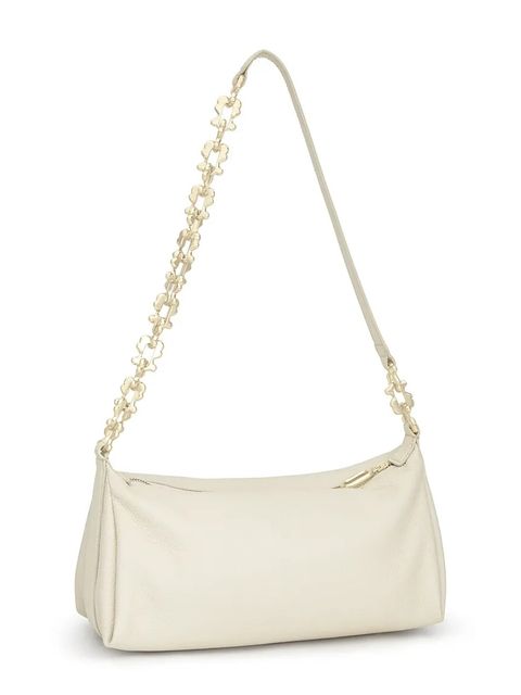 Tous torebka skórzana FOLD kolor beżowy 2002306701 - zdjęcie produktu nr 2