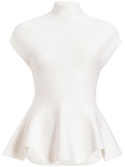 KHAITE peplum-hem top - White - zdjęcie produktu nr 1