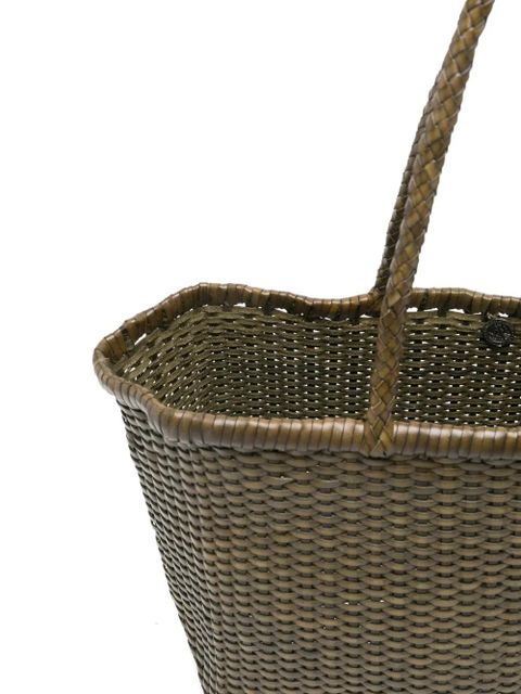 DRAGON DIFFUSION woven tote bag - Green