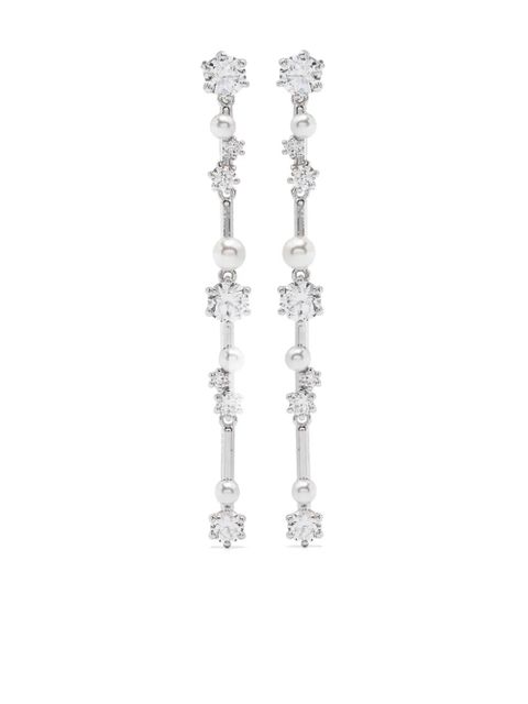 Swarovski Constella drop earrings - Silver - zdjęcie produktu nr 1