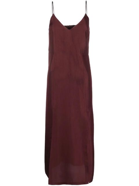 Róhe side-slits maxi slip dress - Red - zdjęcie produktu nr 1