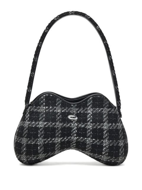 Diesel Double-D houndstooth shoulder bag - Black - zdjęcie produktu nr 1