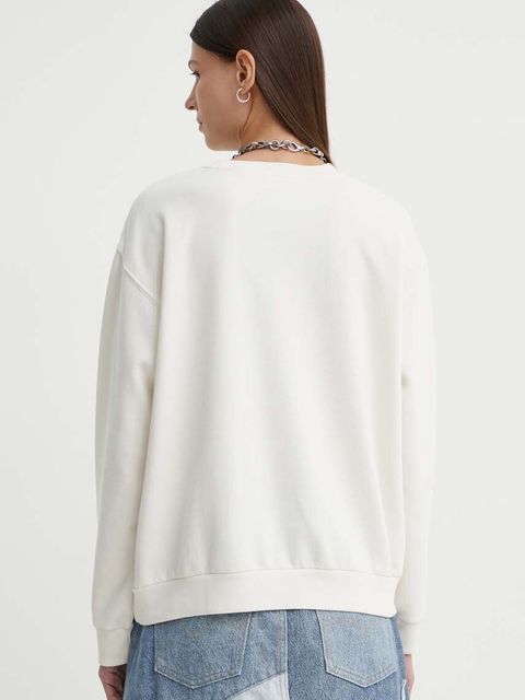 Levi's bluza damska kolor beżowy gładka A5942