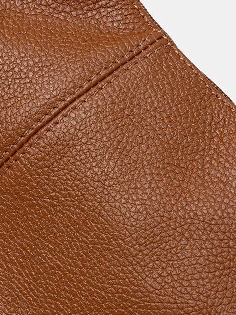 Answear.LAB torebka skórzana kolor brązowy