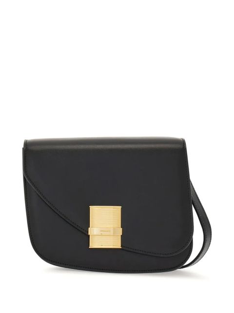 Ferragamo small Asymmetric leather crossbody bag - Black - zdjęcie produktu nr 1