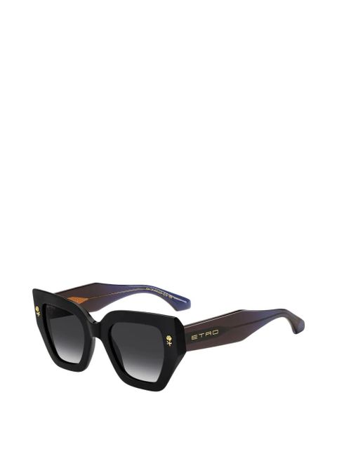 ETRO flower-detail sunglasses - Black