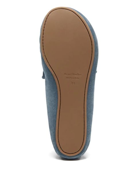 Acne Studios suede loafers - Blue