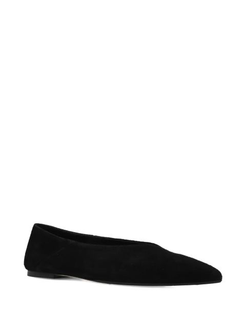 Aeyde pointed toe suede shoes - Black - zdjęcie produktu nr 2