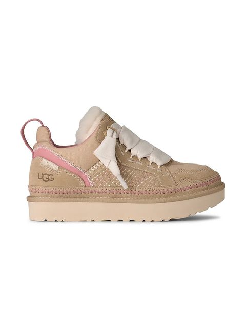 UGG sneakersy zamszowe W Lowmel Meadow - zdjęcie produktu nr 1