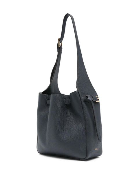 Mulberry Lyra drawstring leather bucket bag - Blue