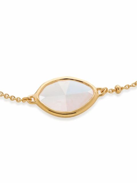 Monica Vinader moonstone petal bracelet - Gold