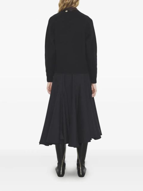 Tory Burch button merino-wool cardigan - Black