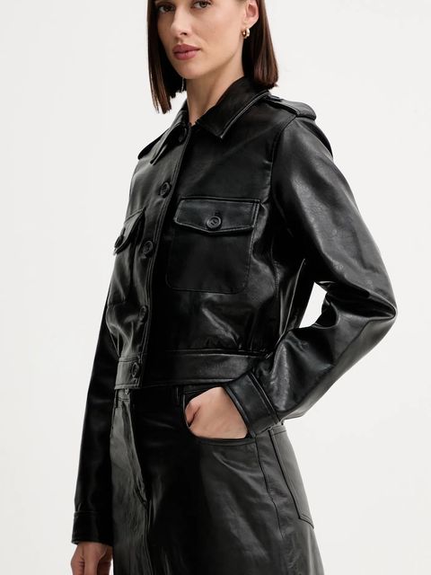 Guess kurtka DORA kolor czarny przejściowa W5YL35 WHGW0 - zdjęcie produktu nr 2