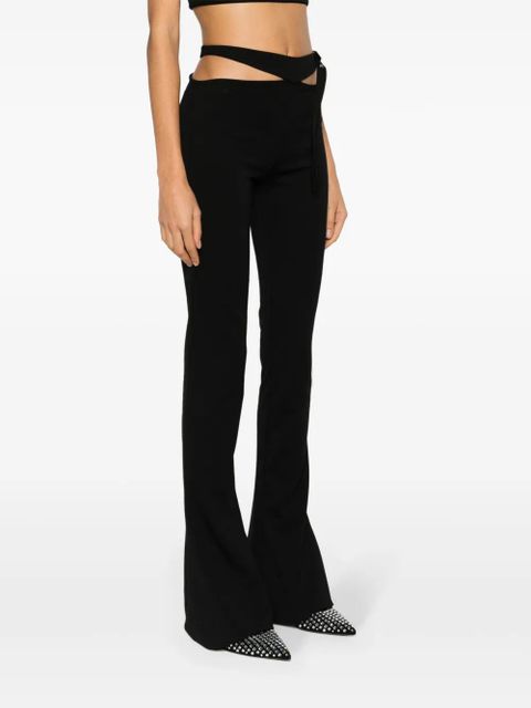 The Attico cut-out flared trousers - Black - zdjęcie produktu nr 2